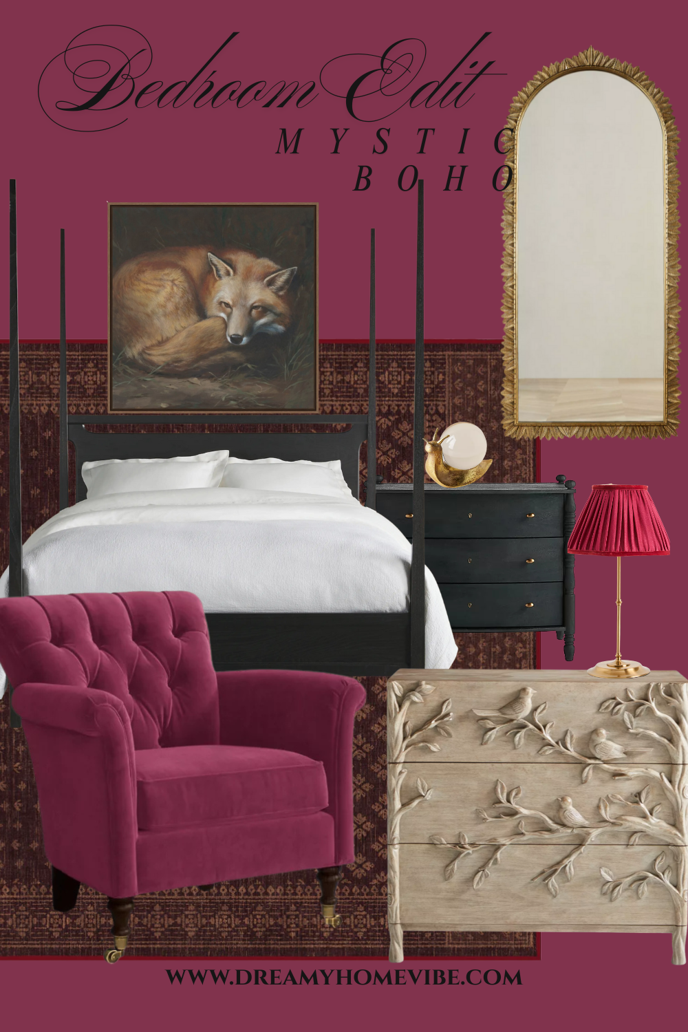 Bedroom Edit: Mystic Boho